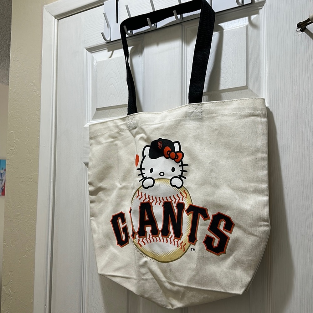 SF Giants Hello Kitty tote bag.